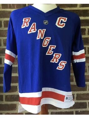 Reebok New York Rangers Ryan Callahan Jersey Youth Size L/XL